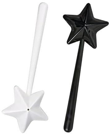 MEELYHOME ZQA - Juego de aspersores de sal de plástico duraderos en forma de estrella, contenedor de sal de material plástico para amantes de la comida