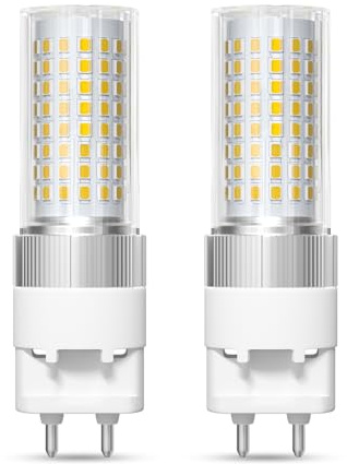 BrightWish G12 LED Lampadina 16W, Lampade del Mais di Bi-Pin (Equivalente 150W), 6000K 1600 Lumen, per la Casa, la Strada, il Giardino, il Paesaggio,Magazzino, Pacchetto di 2