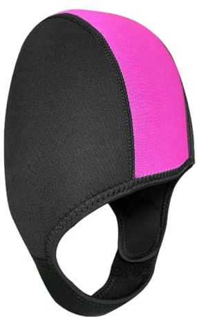 Bonnet de bain thermique en néoprène de 2,5 mm avec sangle autocollante