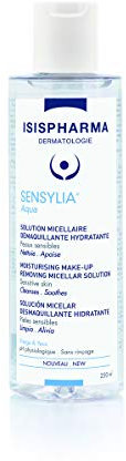 ISISPHARMA SENSYLIA - Aqua - Solution micellaire démaquillante hydratante 250 ml - Peaux sensibles et déshydratées - Fabrication Française