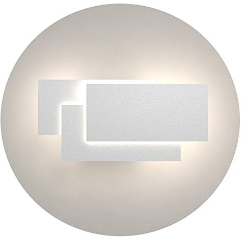 Klighten Applique da Parete Interni 24W Moderno Lampade da Parete IP20 Bianco neutro 4000~4500K Applique Interni Decorativa per Soggiorno, Camera da letto, Corridoio, Scale