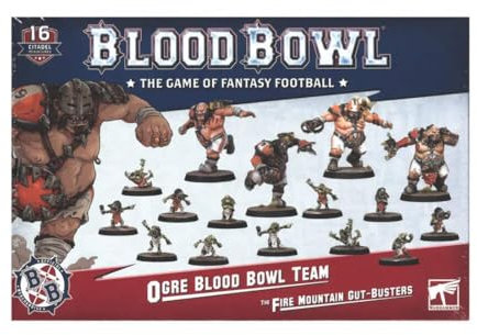 Games Workshop - Blood Bowl - Ogre Team - Fire Mountain Gut Busters