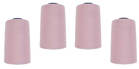 Lot de 4 cônes de fil à coudre pour surjeteuse VIGA 120 (0103 - rose)