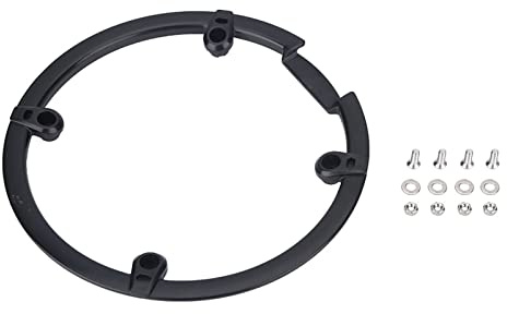 Joyzan Bike Chainring Guard, Mountain Cycling Sprockets Protector Bicycle 44T Chain Wheel Cranksets Protection Cover Chainwheel Protective Ring Support Parts 4 Holes for Road Bikes M430 M590 M390