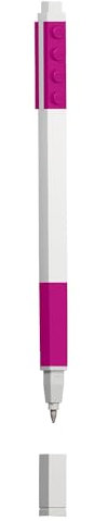 LEGO Iconic Writing Instrument - Gel Pen - 0.7mm Medium Tip (Violet)