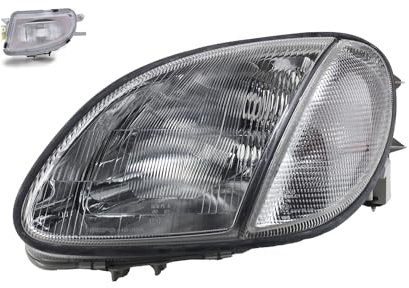 Johns, Scheinwerfer Halogen passend für Mercedes R170 SLK 09/1996-04 H7 H7 Li. + Nebel