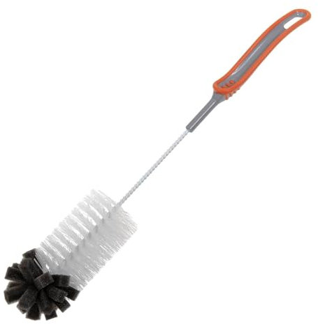 SIDCO Flaschenbürste mit Schwamm Gläserbürste extra Lange Spülbürste Schwammbürste