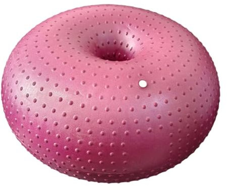 LOVIVER Gymnastikball, Donut-Ball, Flexible Sitzgelegenheit, 55,6 cm, aufblasbarer Stabilitätsball, Yoga-Ball für Workouts, rhythmische Gymnastik