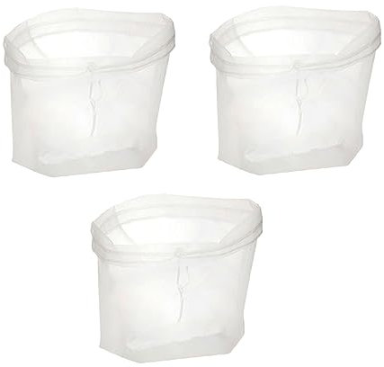 ABOOFAN 3piezas Bolsa Filtro Leche Reutilizable Premium Grande Colador Yogur Blancas