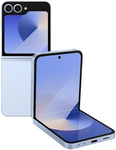 Samsung Galaxy Z Flip 6 5G SM-F741B 256GB Blue (12GB RAM) (Renewed)