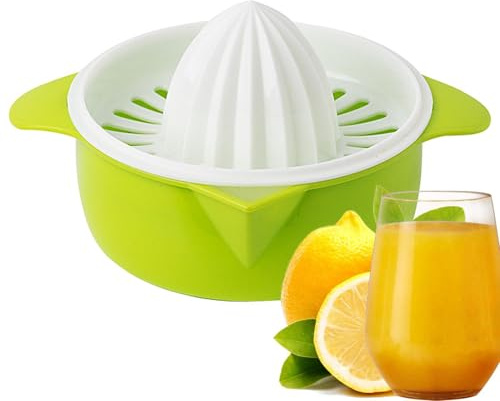 Kixolazr Centrifugeuses manuelles pour agrumes, Presse-agrumes citron à la main, Presse-agrumes orange portable avec passoire, outil de jus facile, accessoires de cuisine robustes