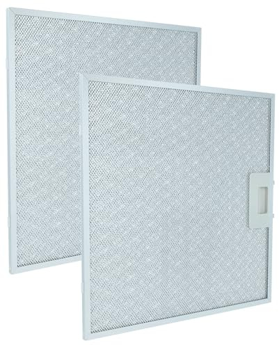 vhbw 2 x filter metallfettfilter kompatibelt med Neff D9970N1GB/02, D9970N1/02, D9970N1/01, D9970N1GB/01, D9970N1/03 köksfläkt, metall
