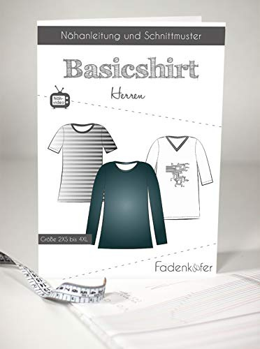 Schnittmuster und Nähanleitung - Herren Shirt - Basicshirt