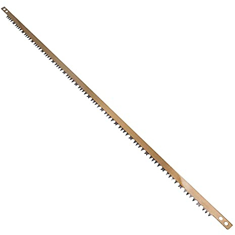 Lama per sega ad arco extra lunga da 76,2 cm, per alberi e tronchi di legno verde bagnato.