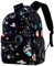 Generic Mädchen Schulranzen Rucksack Weltraum-Galaxie-Planet Kinder Schulrucksack Grundschule Schultasche Outdoor Backpack 29.4x20x40cm