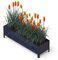 Upyard Holz Hochbeet für Garten, Terrasse und Balkon - Blumenkasten mit Innenvlies und wasserdichter Kunststoffeinlage - Pflanzkasten für Innen- und Außenbereich, 118x36x32, Schwarz