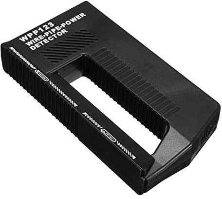 Détecteur de Métaux pour Scanner Mural, Scanner Mural Multifonction Haute Sensibilité Réglable, Détecteur de Montants Muraux pour Adultes, Fil AC Wpp123 en Plastique(Noir)