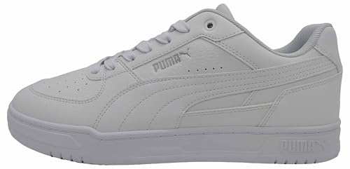 PUMA Caven 2.0, Zapatillas Unisex Adulto, Puma White-Vapor Gray-Puma Gold, 35.5 EU