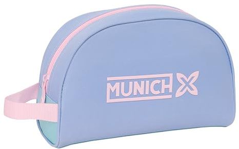 SAFTA Munich Mellow - Neceser Escolar Infantil Pequeño con Asa, Neceser Infantil, Adaptable a Carro, Ideal para Niños de 5 a 14 Años, Cómodo y Versátil, Calidad y Resistencia, 28x10x18 cm