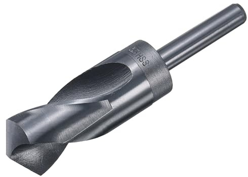 QUARKZMAN borr, HSS spiralborr 135° reducerat skaft metallborr 33 mm | Nitrering svart för hårdmetall stål aluminiumlegering trä plast