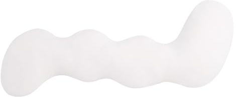 Xoeryoy Cuscino coccole, cuscino per il corpo comfort da 43 pollici Raffreddamento per chi dorme sul lato estivo Supporto ergonomico lavabile per gambe, fianchi e schiena, bianco