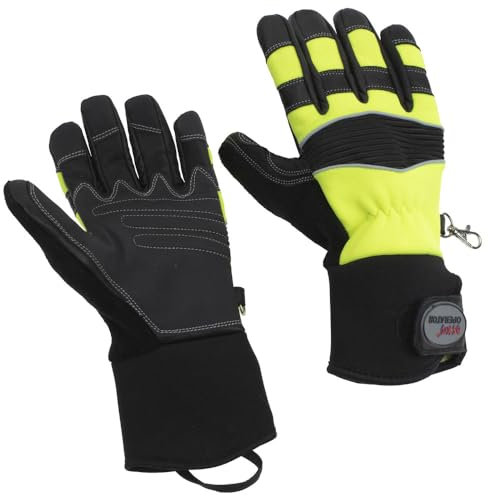 askö THL-Handschuh Operator EN 388 CAT II, Größe 9, Neongelb 603564-5002-9 (Handschuh Feuerwehrhandschuh Hilfeleistung Arbeitshandschuhe Schutzhandschuh Arbeitshandschuh Arbeitsschutzhandschuhe)