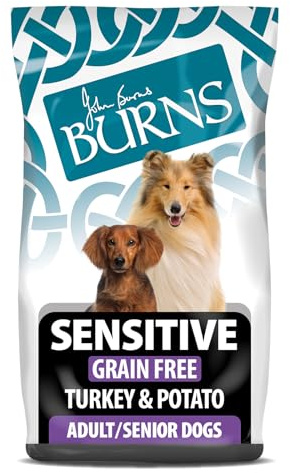 Burns Pet Nutrition Complete Dry Hypoallergenic Dog Food For Sensitive Dogs Turkey and Potato 2 kg