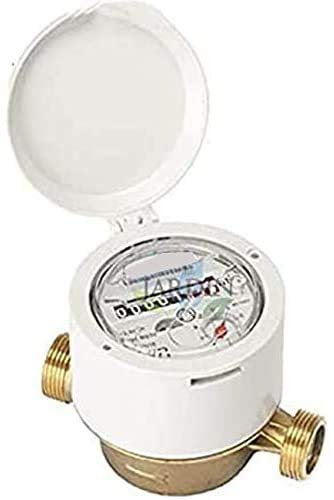 Suinga CONTADOR DE AGUA 20mm R160 RESIDENCIAL chorro único para AGUA FRIA. Permite el uso con agua potable. Contador de LATON 1 macho. Caudal máximo 4 m3/h.