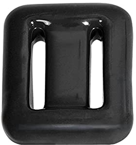 yonsub Engineered Edge Dive Weights for Scuba Diving Weight Belt Black (1lb-4.5lb / 0.5kg-2kg) Coated Lead Diving Weights,Lead Weights Diver (Black, 3.3Pounds)