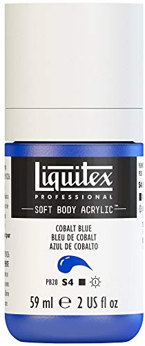 Liquitex Professional Soft Body Acrylic Paint, Cobalt Blue, 59 ml Bottle