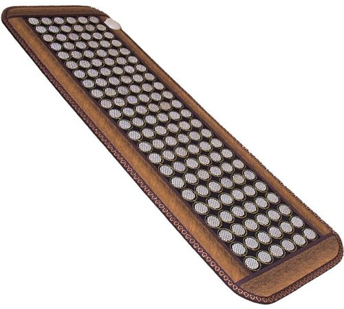LBMED Almohadilla Térmica Jade Natural,Almohadillas Terapia con Funda Asiento Calefactable con Temperatura Ajustable 20° -70° Y Apagado Automático,bloquea Ondas Dañinas Y Calentamiento Uniforme