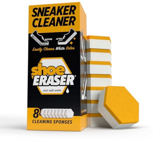 Shoe Eraser Sneaker Eraser - Shoe Cleaner Sponge for Effortless Shoe Maintenance, Effective Sneaker Erasers for Quick Cleaning, Compact and Convenient Shoe Care Solution (8 Pack)