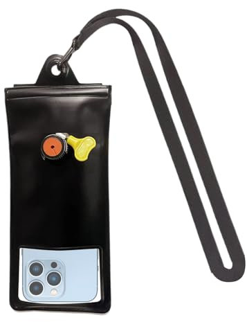 Genérico Waterproof Phone Case, Smartphone Dry Pouch 4.13x7.09in, Clear Touchscreen Cover with Lanyard, Anti-Fog Seal, Full Protection Carrier for Hiking, Beach, Travel, Outdoor Adventures