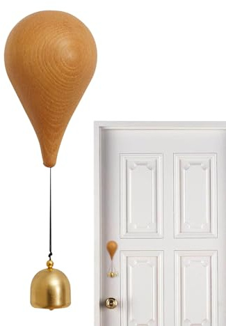 Genérico Campanilla De Tienda Para Apertura De Puerta | Alarma Sonora Para Entrada,Timbre Decorativo En Forma De Globo Estilo Japonés Para Entrada De Tienda, Porche O Jardín