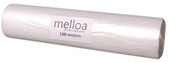 328 ft nappy bin cartridge refill liner compatible with Tommee Tippee Sangenic Tec Simplee Twist and Click Spross Ubbi Magic Littycat and many other cartridges (White, 100m)