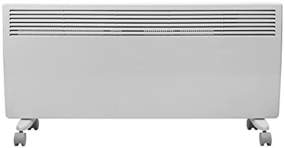 Devola 2400W Wifi Enabled Eco Electric Panel Heater, Smart radiator works with Alexa, Energy Efficient Adjustable Thermostat with Timer, wall mounted radiator & Floor Stand, Lot 20, DVM24WF