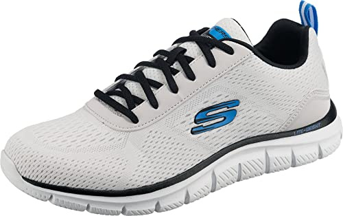 Skechers Herren Track Ripkent Sneaker, Weiß, 45.5 EU