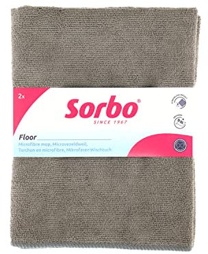 Sorbo Paño de Microfibra para el Suelo, Grande, sin Rayas, súper Absorbente, Plumero, Multiusos, Limpieza de Coches, Suelos y casa, 50 cm x 60 cm