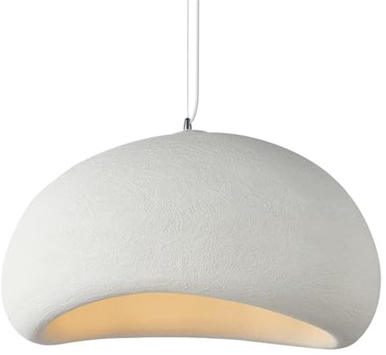 HvKvHvY Lámpara colgante moderna de 30 luces, base E27, estilo japonés Wabi-Sabi, con forma de nido de pájaro, ideal para comedor, pasillo, restaurante, cocina.