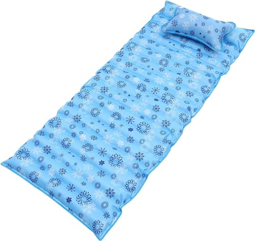 BESTXH Materasso in Ghiaccio d'Acqua, Alunno Cuscino d'Acqua Estivo, Materasso da Campeggio, Materasso Ad Aria da Campeggio, Materasso di Ghiaccio del Dormitorio,Blu