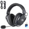 Redragon H858 3-Modus-Kabelloses Gaming-Headset, 7.1-Surround-Sound, 53-mm-Treiber, Ohrpolster aus Memory-Schaum, abnehmbares Mikrofon, Over-Ear-Kopfhörer funktioniert für Mobilgeräte, PC/PS5/XBOX/NS