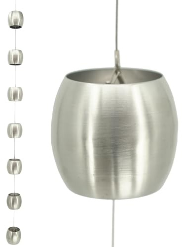DFTDFYXYRain Chain Outdoor Rain Chains Metal Hanging Rain Chains-Stainless Steels 3.2-26.2FT Decorative Rain Chain for Gutters Rotating Rain Catcher Chain,Eaves Drainage, Outdoor Decor,3m(9.8ft)