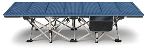 Campingbett Feldbett Klappbar mit Matratze, Robust, 71cm, Extra Breit, Stabil, Tragbar, Belastbarkeit bis 350kg für Camping, Reisen, Büro