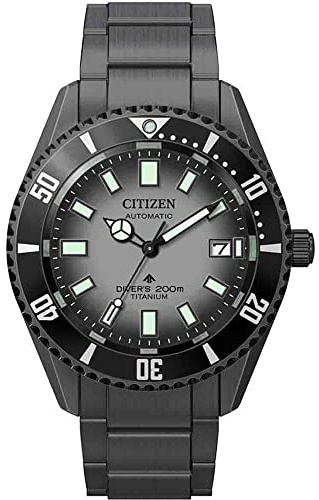 Citizen Herren Analog Automatik Armbanduhr Promaster Marine