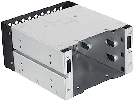 PHENOFICE Festplattenkäfig Aus Aluminiumlegierung Dreischichtiger Festplatteneinschub Montagehalterung Für Festplatteneinschub Mehrschicht-festplattengestell