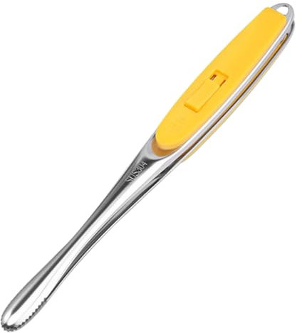 CLISPEED Pinza per Alimenti in Acciaio Inossidabile Utensili vassoi pinze per Cucinare Buffet pinze per inscatolare Dito pinze in Metallo per Grill pinze per Carne pinze da Cuoco Addominali