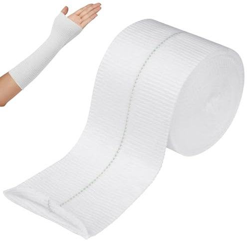 Flintronic Garza TubolareBraccio,6.5CM×5M Benda Elastica in Cotone, con Supporto per Eczema, per Braccio, Caviglia e Polso