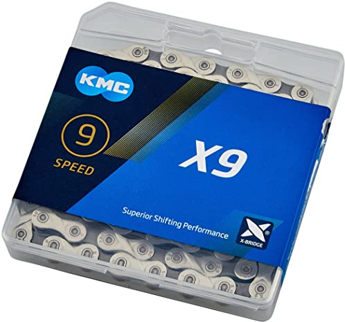 KMC Unisex – vuxen X9SL Ti-N X9 SL 9-Fach vattenkokare, 114 Glieder