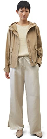 Marc O'Polo Women's 302025370289 Cape, fix hood, patched pockets, ra
