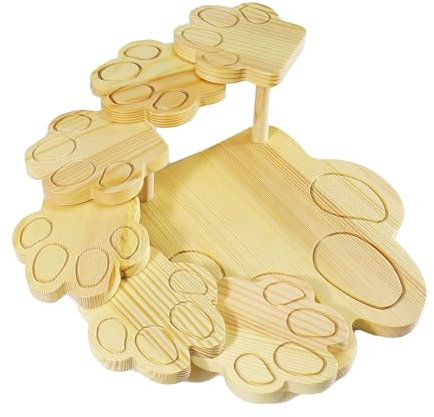 PENGYETHTY Schieferplatte,Sushi Bambus Tablett Serviertablett für Sushi Displaymatte Holz,33×36×11cm